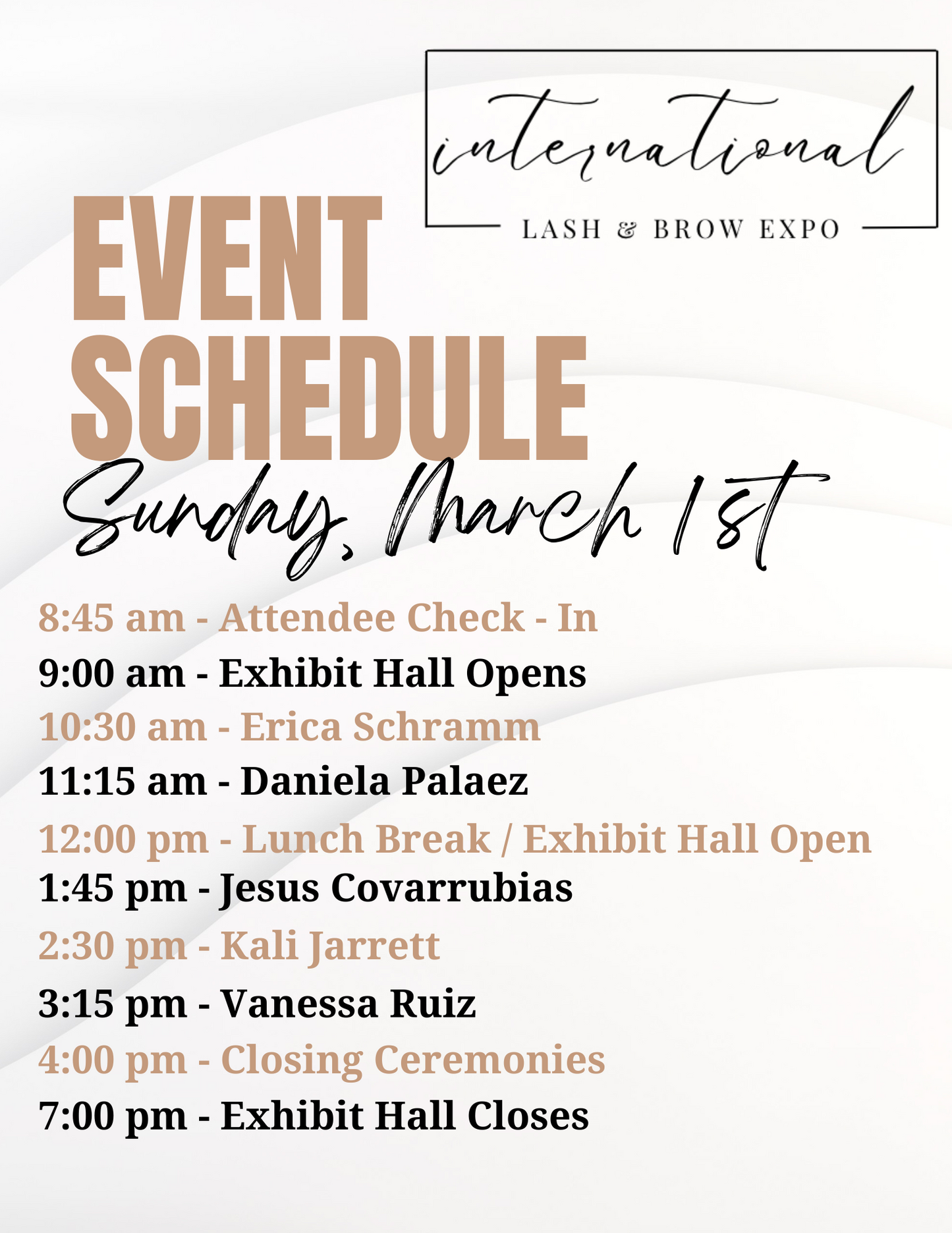 Lash & Brow Expo Pass