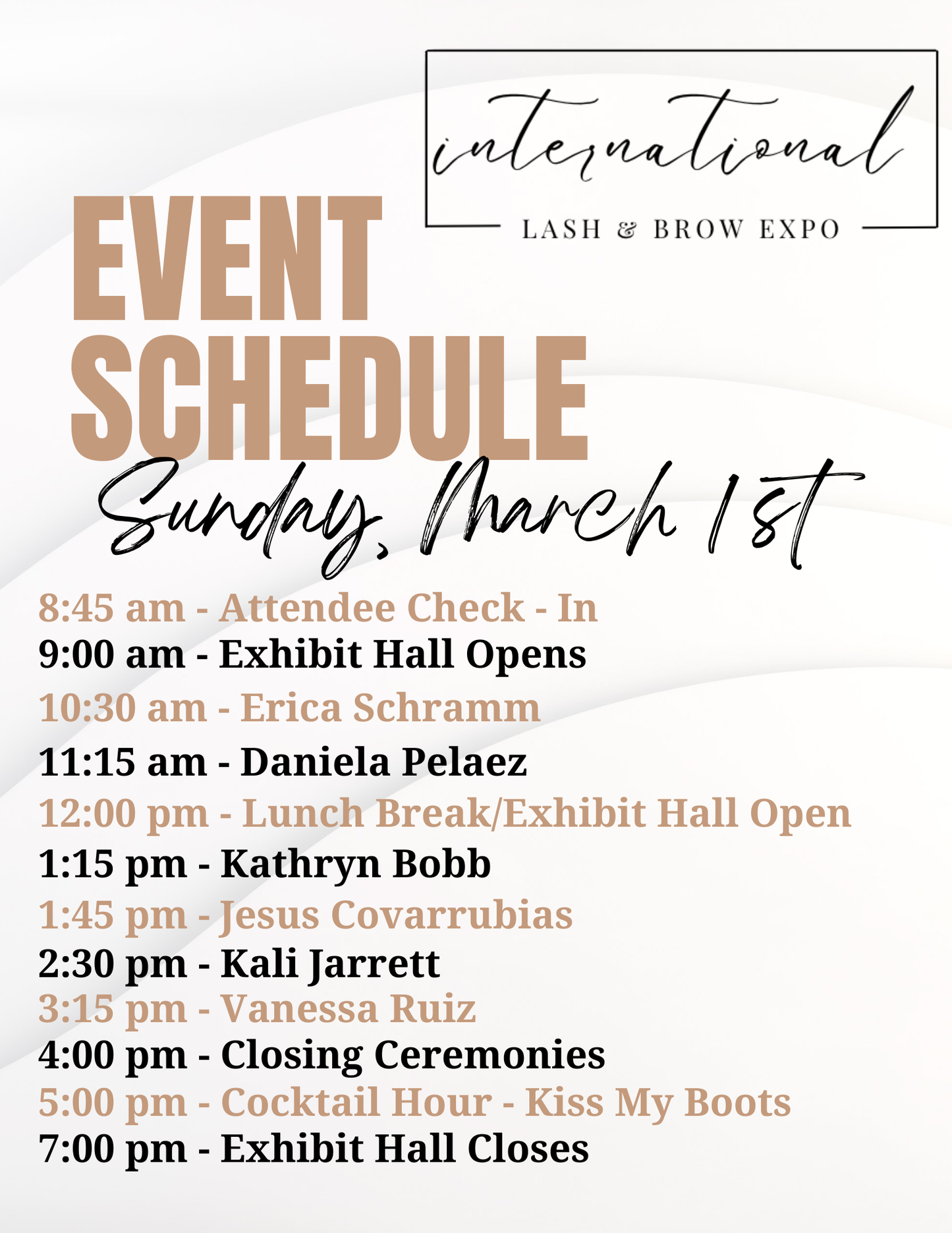 Lash & Brow Expo Pass